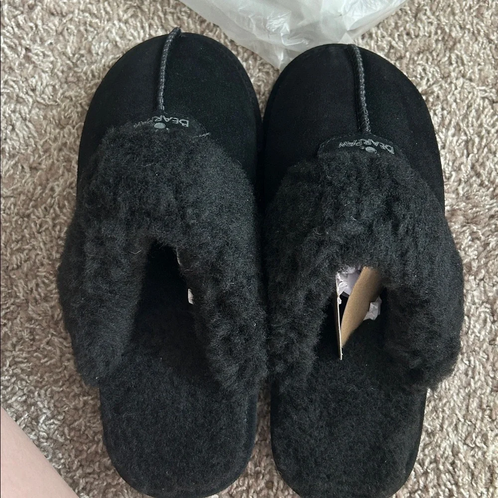 BearPaw Loki II Women's Slippers - Black - Picture 1 of 5